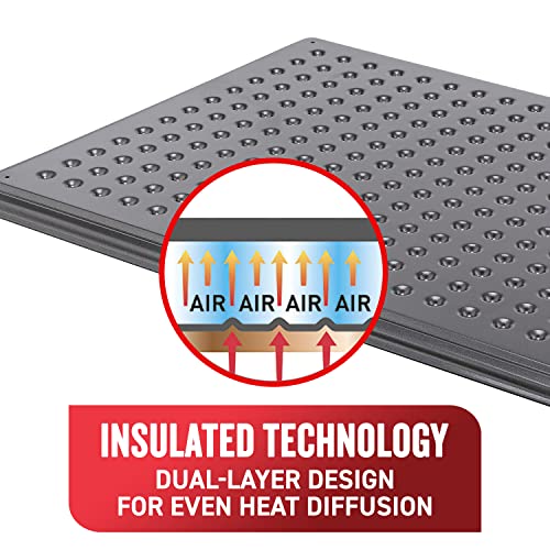 AirBake Dark Nonstick 2 Pack Cookie Sheet Set, 14 x 12in and 16 x 14in