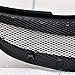 Topline Autopart Matte Black Aluminum Mesh Front Hood Bumper Grill Grille ABS For 04-06 Mazda 3 Mazda3 4 Door Sedan