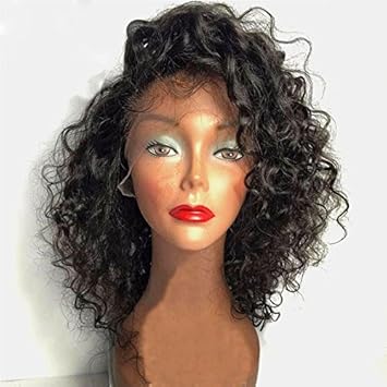 Amazon Com Vella Hair Curly Glueless Full Lace Wig Remy Hair