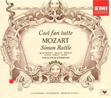 Mozart Così Fan Tutte Martinpelto Hagley Murray Streit Finley Allen Rattle - 