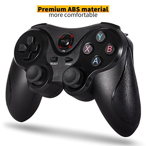 UPGRADED-VERSION-TPLGO-Wireless-Controller-for-PS3-Bluetooth-Double-Shock-Sixaxis-Remote-Gamepad-for-Sony-PS3-Playstation-3-with-Gift-PackageNew-Year-Gift-for-Children-and-Friends