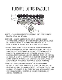 SPUNKYsoul Collection Lotus New Beginnings conjunto de brazalete de hematita para la curación