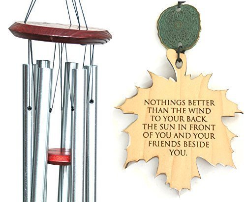 Friendship gift wind chime silver 26 prime shipping direct to a f…