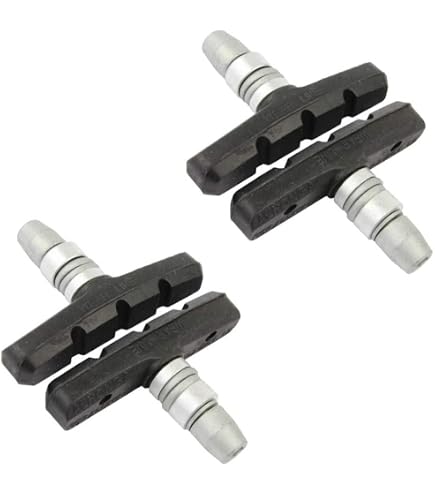 Lot De 4 Plaquettes De Frein V-Brake - Universelles, Résistantes à L'Usure - Pour VTT, Ville Et Trekking