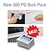NEW 300 PC Pre-Moistened Lens and Glass Cleaning Towelette Wipes Portable Travel Cleaner for Glasses Camera and Cell Phone (BULK Pack of 300)