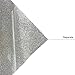 PAMISO 10X 39 inches Glitter Heat Transfer Vinyl - Silver Glitter HTV - Iron on Vinyl, Tshirt Vinyl, Glitter Vinyl Rolls(Silver)