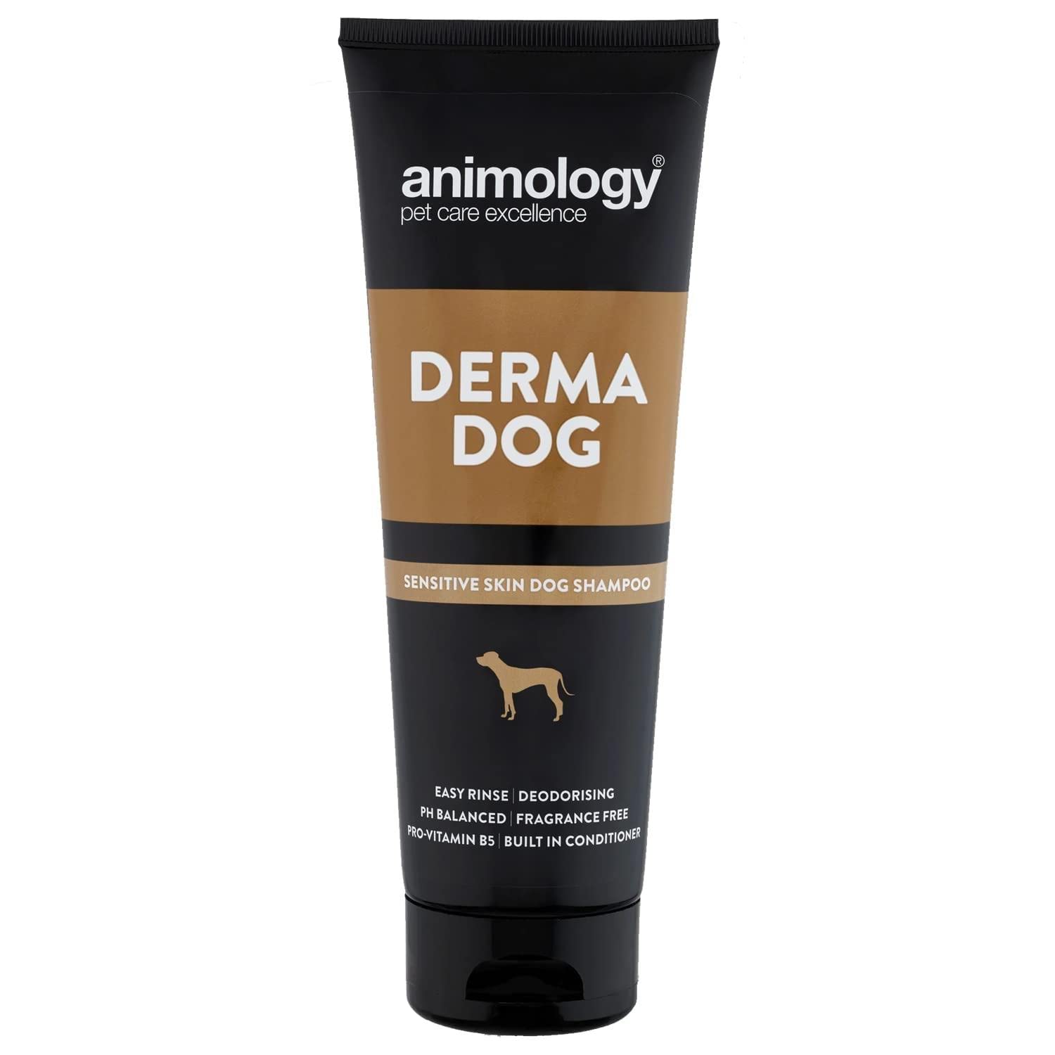 Animology Derma Dog Fragrance Free Mild Dog Shampoo, 250ml