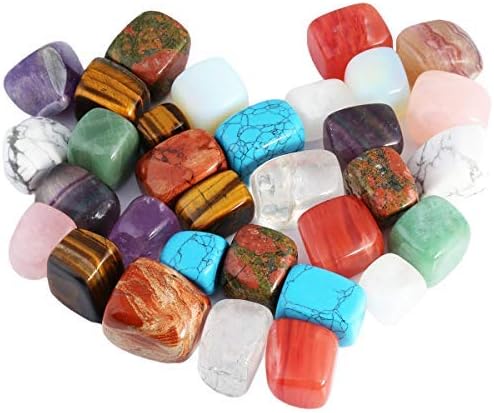 mookaitedecor 1lb/460g Crystals Tumble Stones Mixed Bulk - Image 3