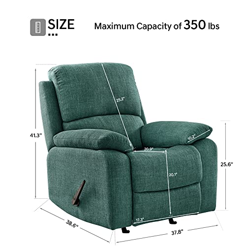 Rocker Recliner Chair, Glider Recliner, Elegant Rocking Recliner, Push