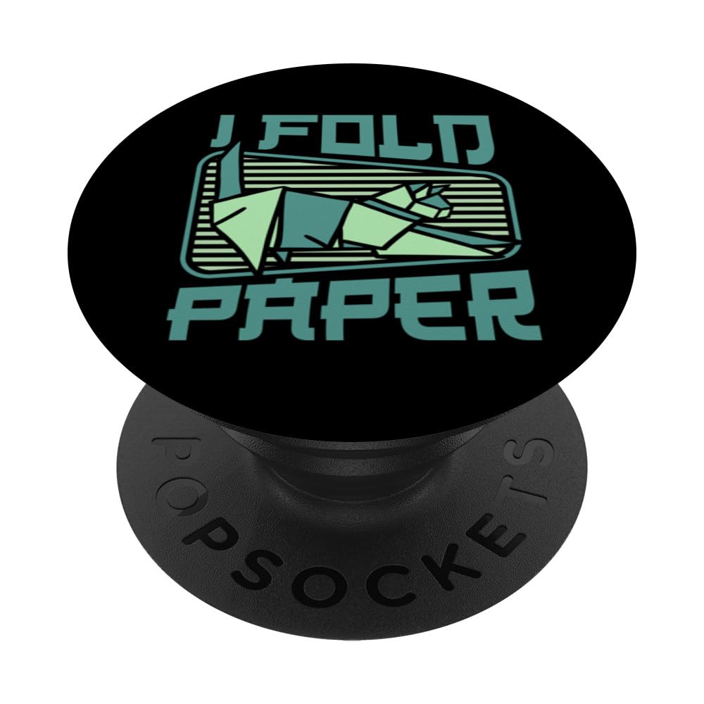 I Fold Paper Folding Owl Paper Crane Master Origami PopSockets Swappable PopGrip