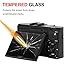 [3-Pack] Tempered Glass Screen Protector for Sony A9 A7II A7RII A7SII A77II A99II RX100 RX100V RX1 RX1R RX10 RX10II, AKWOX [0.3mm 2.5D 9H] Screen Protector for A7R3 A73 A72 A7R2 A7S2 A7R Mark 2