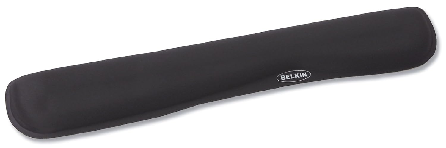Belkin WaveRest Gel Wrist Pad for Keyboards, Black (F8E263