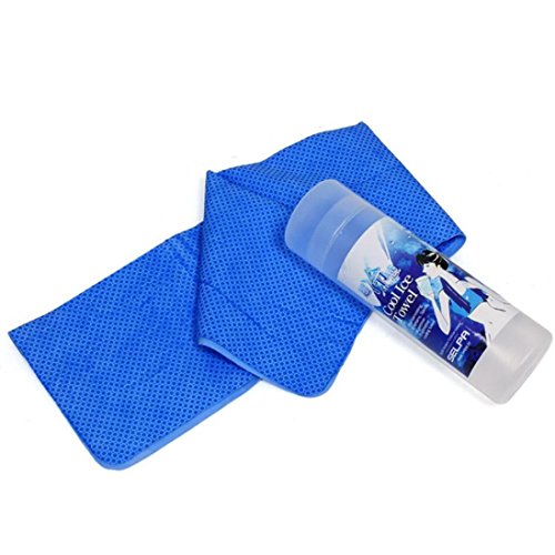 HighlifeS Cooling Towel for Sports, Workout, Fitness, Gym, Yoga, Pilates, Travel, Camping & More - Thumbnail 4
