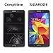 Galaxy Tab 4 8.0 Screen Protector, [2-Pack] SIDARDOE Tempered Glass Screen Protector for Samsung Galaxy Tab 4 8.0 T330, HD Ultra Clear, 0.33mm 2.5D Round Edge, 9H Anti-Scratch