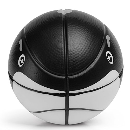 Chastep Toy Balls for Toddlers, 6 Inch Training Basketball Indoor & Outside Play Bounce Foam, Printed Whale