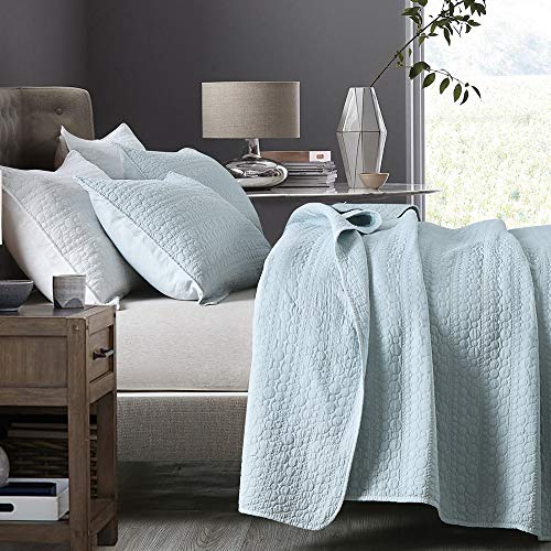 Photo 1 of Quilt Set Twin Size Aqua Blue