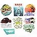 Many Kinds of Stickers 60Pcs Variety Vinyl Car Sticker Water Bottle Skateboard Motorcycle Phone Bicycle Luggage Guitar Bike Sticker Decal