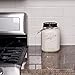 White Ceramic Mason Jar Canister Set (Set of 4) by ZallZo