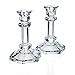 James Scott Classical Crystal Candlestick Pair - Set of 2