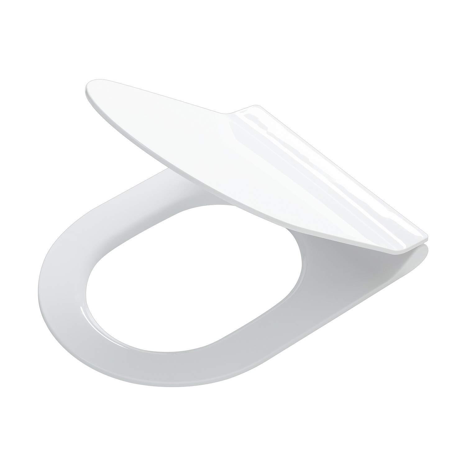 Tiger Veiros Toilet Seat, Thermoplast, White, 36 x 4.5 x 48.5 cm,250980646