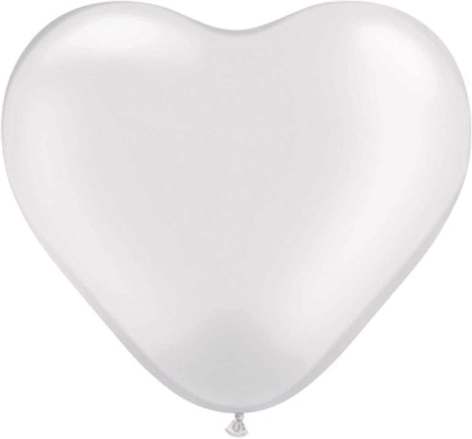 White/Red Latex Heart Shape Helium Balloons for Valentine Anniversary, Wedding, Engagement, Birthday Party Decorations - Image 4