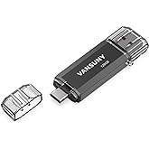Vansuny 128GB Type C Flash Drive 2 in 1 OTG USB 3.0 + USB C Memory Stick with Keychain Dual Thumb Photo Stick Jump Drive for 