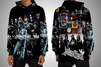 Amazon Co Jp Judas Priestスラッシュメタルバンドアルバムカスタムfullprint昇華tシャツ 4l スポーツ アウトドア