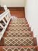 Sultansville Trellisville Collection Trellis Design Vibrant and Soft Stair Treads, Beige, Pack of 13