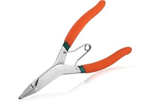 SPEEDWOX 9 inch Angle Tip Lock Ring Pliers with Hole Special Circlip Plier Angle Tip Retaining Ring Pliers Snap Ring Pliers Ring Removal Tool C-clip for Removing Installing Gearshift Locking Rings
