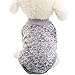 haoricu Pet Shirt, 8 Color Winter Warm Pet Puppy Sweater for Small Dogs Shirt Clothes (Gray, Small)