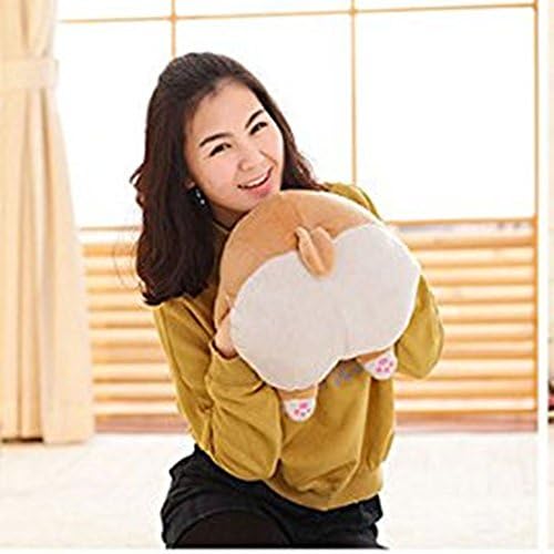 Missley Corgi Butt Warmer Hold Pillow Animal Soft Toy Cute Butt Throw Pillow Stuffed Toy (S)