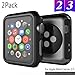 2 Pack Bumper Compatible with Apple Watch Case 42mm Series 3 Series 2 Anti-Scratch Shockproof Ultra-Thin Hard iWatch Protector for Apple Watch Cover 42mm Series 3/2
