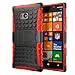 Hyperion Nokia Lumia Icon 929 Windows Phone Explorer Hybrid Case (Compatible with Verizon Nokia Lumia Icon 929) **2 Year No Hassle Warranty** [Hyperion Retail Packaging] (RED)