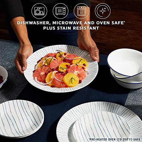 Corelle 18Piece Dinnerware Set, Service For 6, Lightweight Round