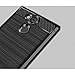 Sony Xperia XA2 Ultra Case,Bettop Anti-Fingerprint Shockproof Carbon Fiber Design Flexible Soft TPU Brushed Texture Protective Case for Sony Xperia XA2 Ultra 6 Inch (Black)