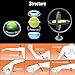 LED Wrist Ball, Flykul Wrist Trainer Powerball Workout Toy Gyroscopic Power Ball -- Spinner Gyroscopic Wrist and Forearm Exerciser Arm Strengthener -- Wrist and Forearms Exerciser
