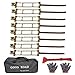 Heavy-Duty,Durable and Adjustable Tire Chains/Snow Chains for SUV/Truck/RV/ATV with Tire Width 205-275mm/8-10.8
