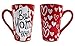 KINREX Best Mom Ever Mug – Valentines Day Gifts Mothers Day Gifts Coffee Cup for Women, Mother, Grandmother, Parent, Gift for Christmas, Birthday, Thanksgiving, Red, 12 oz. Novelty Tea Cups