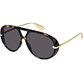 mosanana Trendy Oversized Aviator Sunglasses for Women Retro Style MS52478