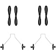 HAWK'S Work Propellers & Wheels for RC Cessna and RC Eagle (2 Pairs)