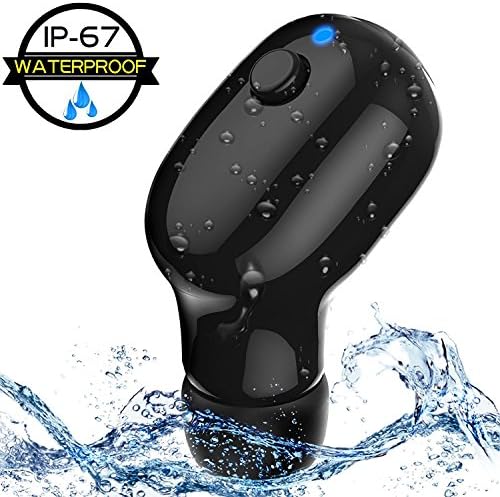 Bluetooth Wireless Earbud - FUKTSYSM Top Waterproof IPX7 Bluetooth headset, V4.2 Mini Bluetooth Earbud, Car Bluetooth Headset Invisible Headphone with Mic, 6-Hr Playing Time Cell Phone Bluetooth Earpiece for iPhone Samsung Android (One Pcs)