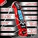 Digital Food Cooking & Meat Thermometer| Instant Read, Electric, Mini Foldable Kitchen Probe for Steak, BBQ, Grill, Candy, Oven/Smoker/Home Cooking| Professional, Waterproof, Quick Internal Temp (Red)