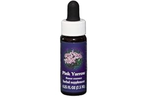 Flower Essence Services Supplement Dropper, Pink Yarrow, 0.25 Ounce