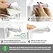 Cabinet Locks Child Safety - Cabinet Latches/Locks, Baby Proofing Cabinet System, Prevents Toddler Injuries and Provides a Slick Invisible Look !! (10 Pack – White)