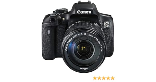 Canon EOS 750d/Rebel T6i/EOS Kiss X8i 18 – 135/3.5 – 5.6 EF-S IS ...