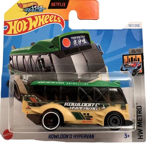 Hot Wheels Kowloon'd Hypervan HRY84 - Exclusive HW Metro 2024 Model - 1:64 Die-Cast Van with Hong Kong Design