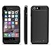 iPhone 6s 6 Battery Case,[Apple MFi Certified] for iPhone 6 External 3100mAh Power Pack Case and Rechargeable Back Up Battery Charger Slim Design--Black& Black Frame