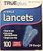 TRUEplus Sterile Lancets 28 gauge 100 Count (Pack of 3)