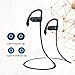 UCero Waterproof Bluetooth Sports 4.1 Headphones Wireless Earhook in Ear Earphones with Mic and APT-X Secure Fit Running,Cycling,Hiking for iPhone 7,7Plus,Samsung S6 and Other Devices(Black-Blue)