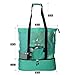 Topfox Mesh Beach Bag,2-in-1 Multi-functional Outdoor Travel Beach Bags and Totes for Women,Cooler Bags Insulated for Picnic